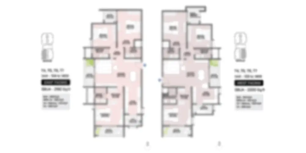 Cloud Seeding 2 bhk floor plan