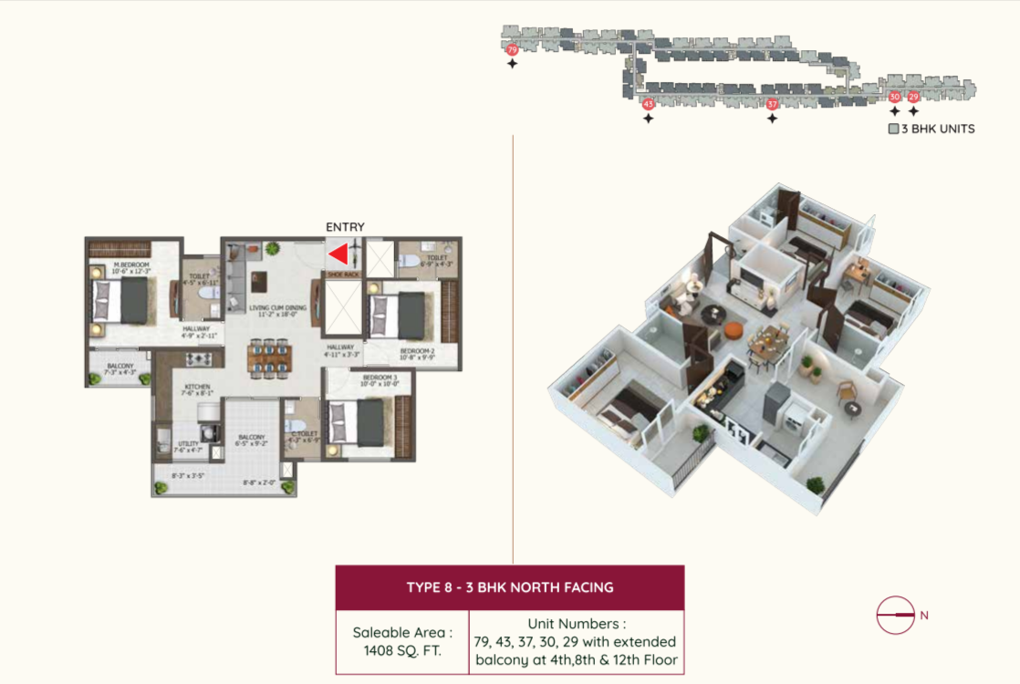 Sowparnika Euphoria In The East 3bhk north facing