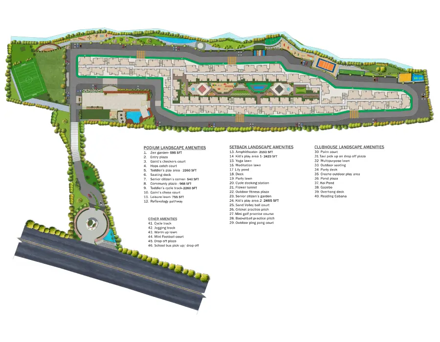 Sowparnika Euphoria In The East Master plan