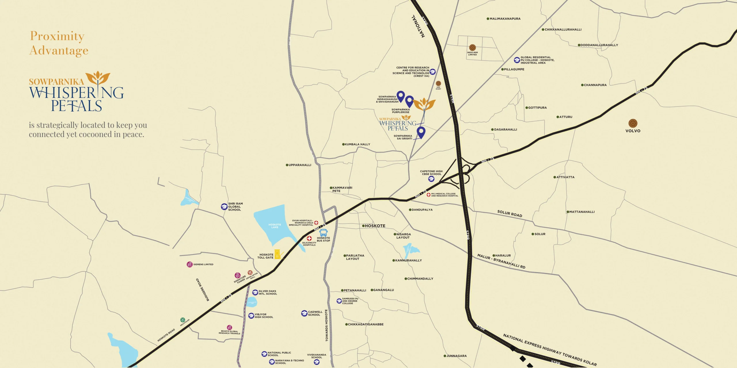 Sowparnika Whispering Petals Location